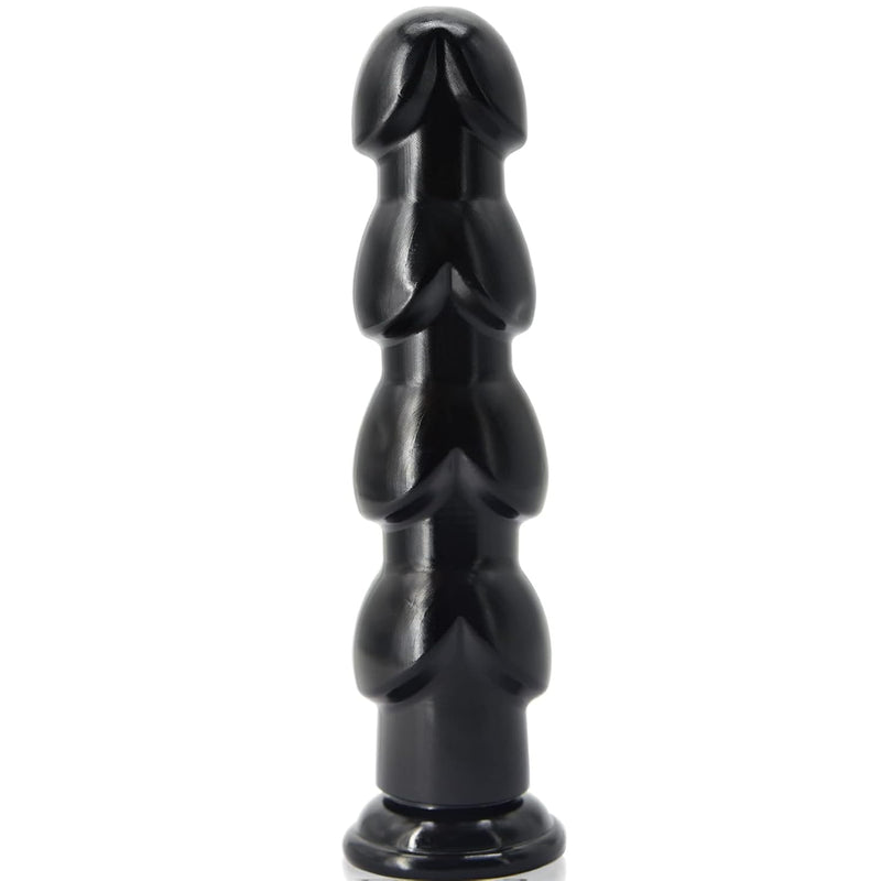 Realistic Dildo With 4 Glans & Suction Cup G-Spot Anal Dildo Prostate Massager Butt Plug Sex Toy For Men Women Vaginal Anal Masturbation