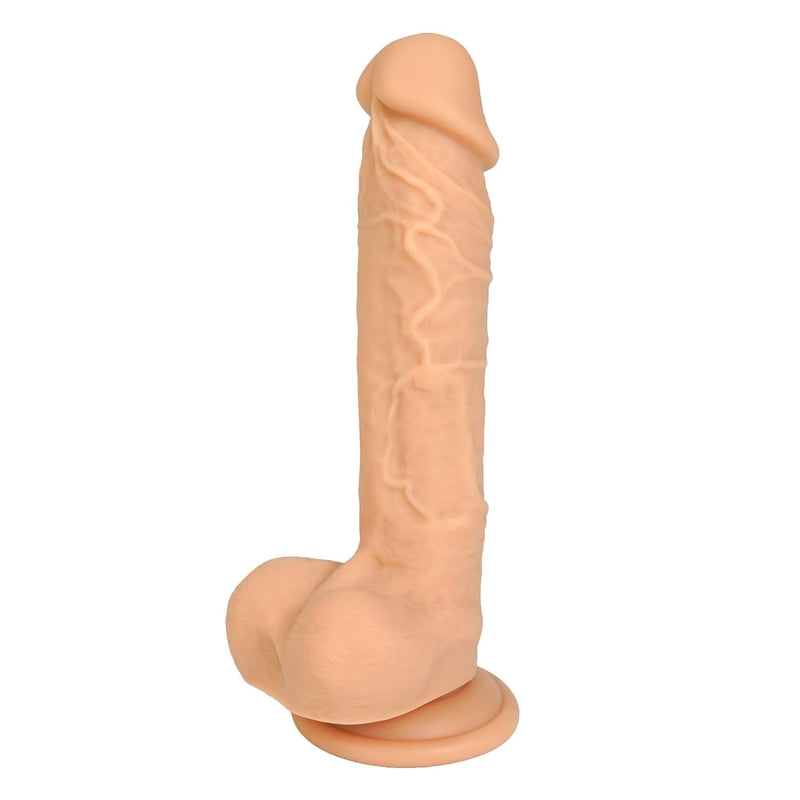 9.4 Inch Realistic Large Thick Dildo Women'S Sex Toy, Realistic Soft Silicone Dildo With Stabilizing Suction Cup, Suitable For Vaginal And Anal Play, Suitable For Men Women And Experienced Players