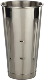 Stainless Steel Malt Milkshake Mixing Cup 2 Pack - Two Ice Cream and Milkshake Machine Cups - 30 oz Stainless Steel Malt Milkshake Cup for Milkshake Machines - Two 30 oz Cups