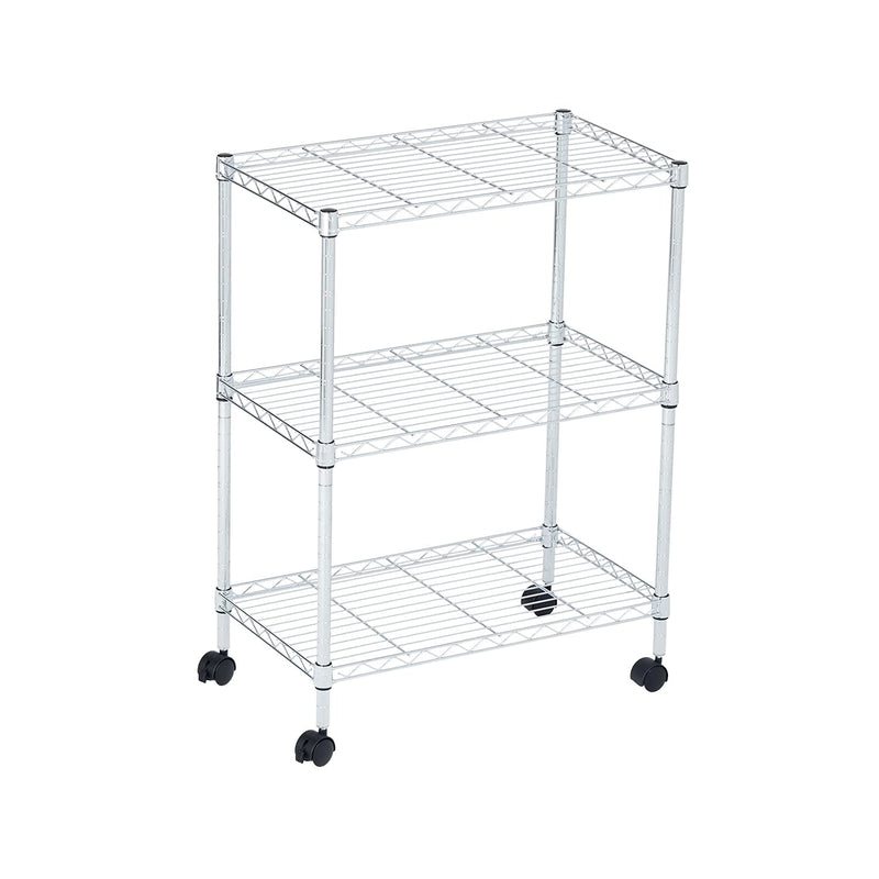 3 Tier Wire Shelving Unit Storage Rack, Metal Heavy Duty Utility Organizers, Org