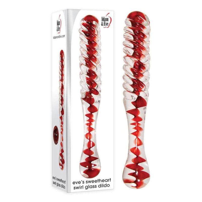 Sweetheart Glass Dildo Red One Size