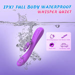 Rabbit G Spot Vibrator Sex Toys, 7 * 7 Vibrating Modes 8.4'' Couple Realistic Vibrators Anal Dildo Wand Adult Toys, Adult Sex Toys for Women and Couples Pleasure (Purple)