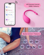 Lush G -Spot Vibrators with Remote, Long Distance App Controlled Egg Vibrator Wireless Bluetooth Vibrating Women Sex Toys Rechargeable Massagers for Female Couples Sexual Stimulator