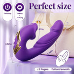 G Spot Vibrator Dildo - Thrusting Vibrator Women Sex Toys with 7 Thrusting & Vibrating & Licking Modes Tongue Toy for Women for Clitoral Stimulation Thrusting Dildo Anal Sex Toys Adult Toys