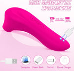 Rose Sex Toy Vibrator Adult Sex Toys,Clitoral G Spot Vibrators Female Sex Toys Mini Vibrator,Nipple Clit Stimulation Sex Novelties with 10 Licking & Vibrating,Sexual Pleasure Tools for Women Couple