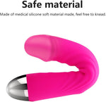 G-Spot Silent Vibrator Realistic Dildo for Women with 10 Vibration, Small Shaped Vibrating Machine Clitoris Nipple Vagina Massagers Soft Liquid Silicone Waterproof Adult Sex Toys Solo Play or Couples