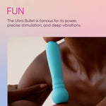 Ultra Bullet Vibrator – Discreet Mini Massager with 20 Modes, Waterproof & USB Rechargeable