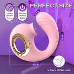 Adult Toys Rose Sex Toys for Women, G Spot Vibrator for Double Stimulation with 12 Vibrating & Tongue Licking Modes, Anal Dildos Adult Sex Toy Games Clitoral Licker Vibratorators for Woman Men Couples