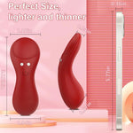 Ultra-Thin Wearable Panty Vibrator - APP Remote Control, 10 Vibration Modes, Mini