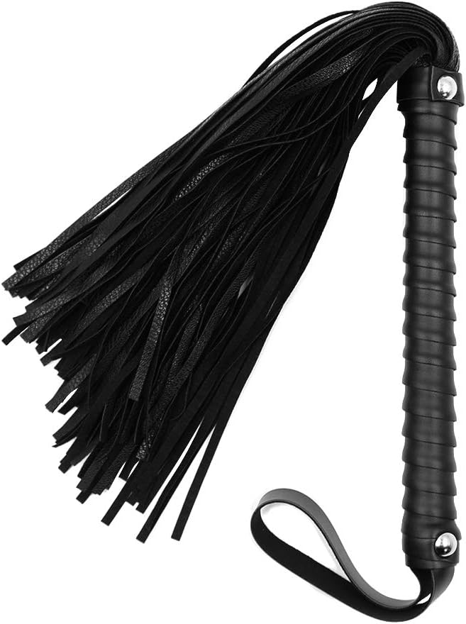 SM Leather Short Nail Black Belted Sexy Fun Whip Flirting Fantasy Sex Toys Fetish Hand Paddle Kinky Restraint Bondage Sex Role Play