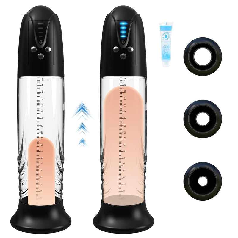 Electric Male Penis Pump Sex Toys, Adult Toys Automatic Penis Enlargement Extend Vacuum Pump Stimulator With 4 Suction Modes, Penis Enlarge Air Pressure Device, Adult Male Sex Toy & Games For Man Men