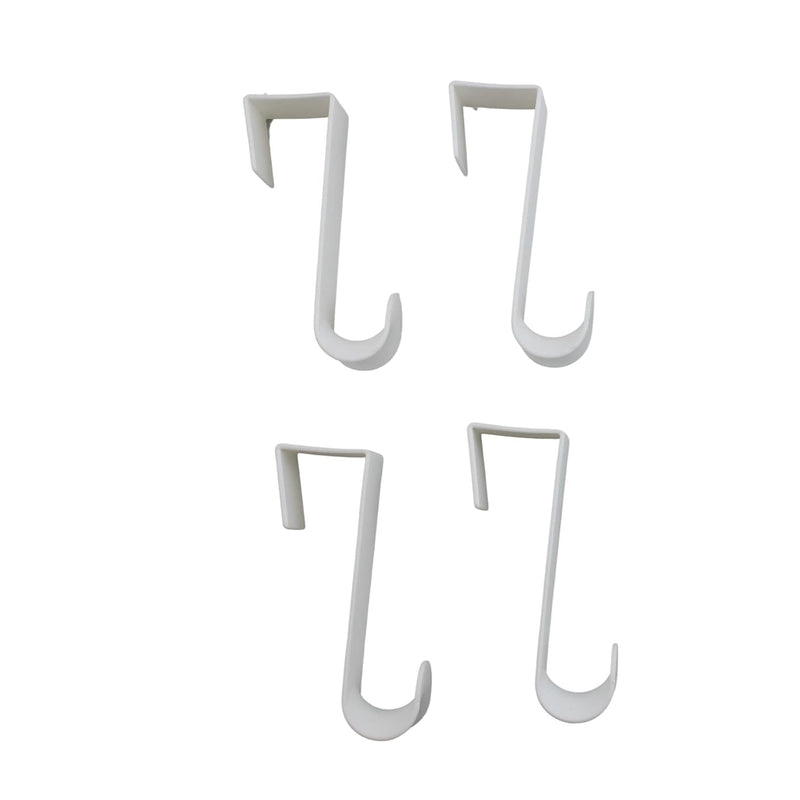 Over-The-Door Hanger Hook Set – 4-Pack Of 3.5 In, Plastic Over-The-Door Hangers