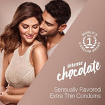 Extra Thin Intense Chocolate Flavoured Condoms for Men - 10s