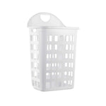 Rolling Hamper with Built-In Handle, Two Bushel Capacity Holds 3 Loads of Laundry, Smooth-Gliding Thermo-Rubber Wheels, White, Ventilated Design