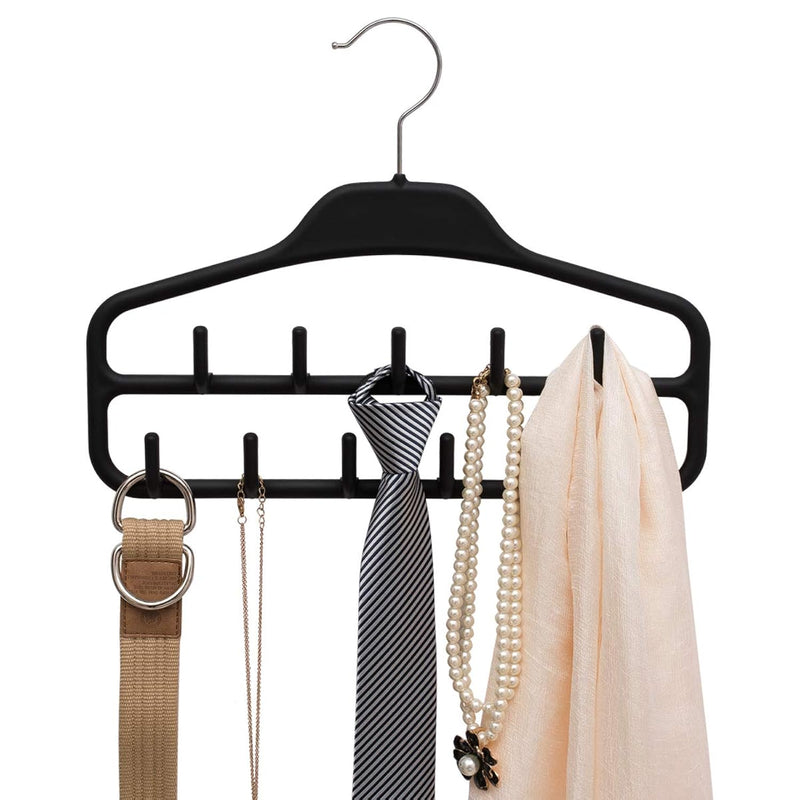 Belt Hanger, Tie Rack For Closet, Sturdy Belt Organizer With 360 Degree Swivel,