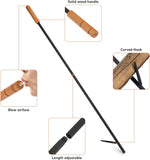 Heavy Duty Fire Tong and Blow Fire Poker Stick Set with Handbag, Fireplace Poker Grabber with Blow, firewood Grabber Tool for Wood-Burning Fire Pit or Fireplace Bonfire Indoor Outdoor use