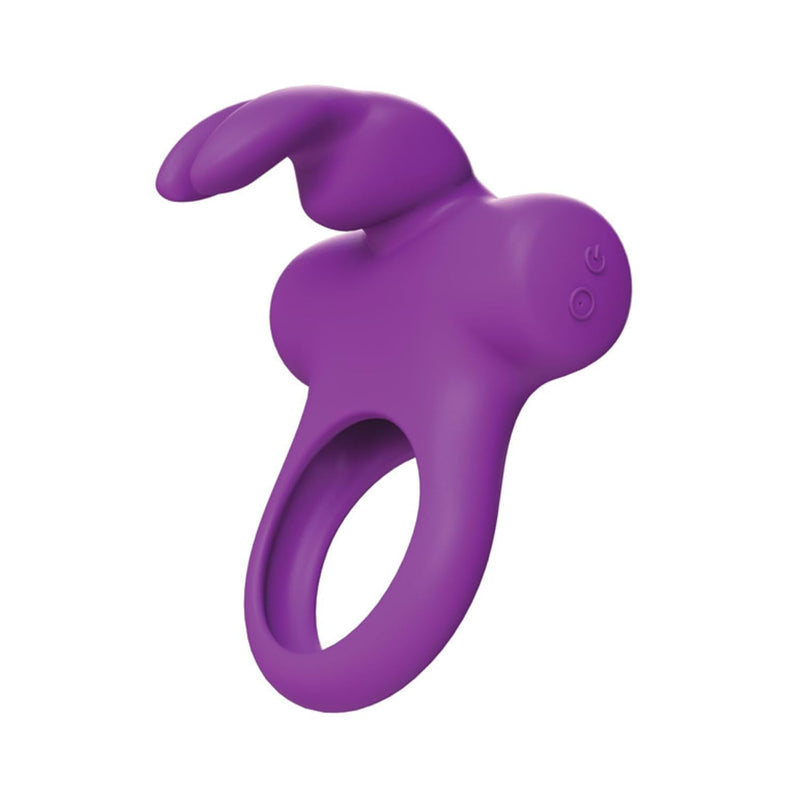 Frisky Bunny Vibrating Ring, Purple