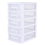 Plastic Storage Bins Five-Layer Organizer Drawers 1Pc 31.4X21.1X15.2Cm Drawer Ty