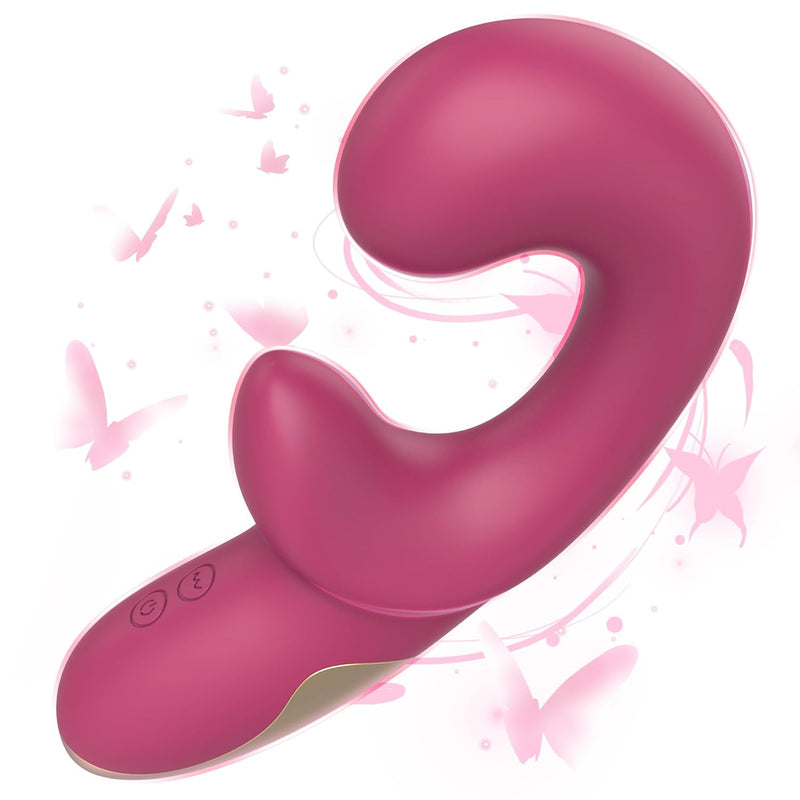 G Spot Vibrator Wand Curved Dildo, Gspot Vibrator Rabbit Sex Toy Pink Dildo, G Spot Stimulator Toy 10 Modes Strong Vibrator, Vibradorsexul Para Mujer Vibrating Wand For Her Pleasure