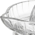 Citrus Juicer Reamer with Handle and Pour Spout, Heavyweight Glass, Clear