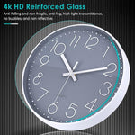 Wall Clock 12 Inch Non-Ticking Silent Battery Operated Round Wall Clock Modern Simple Style Decor Clock for Home/Office/School/Kitchen/Bedroom/Living Room