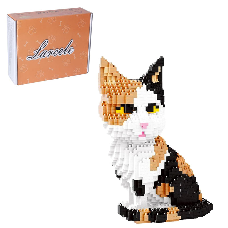 Cat Micro Building Blocks Animal Set, Diy Mini 3D Building Toy Bricks,1191P