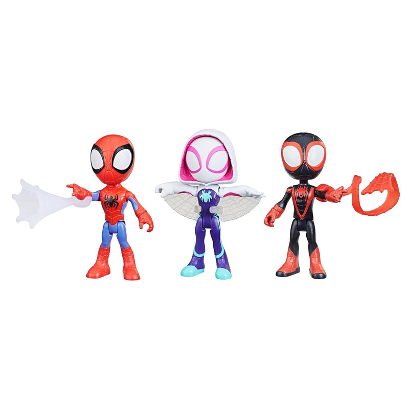 3 Pack, 4 Inch Scale Marvel Action Figures, Includes 3 Figures And 3 Access