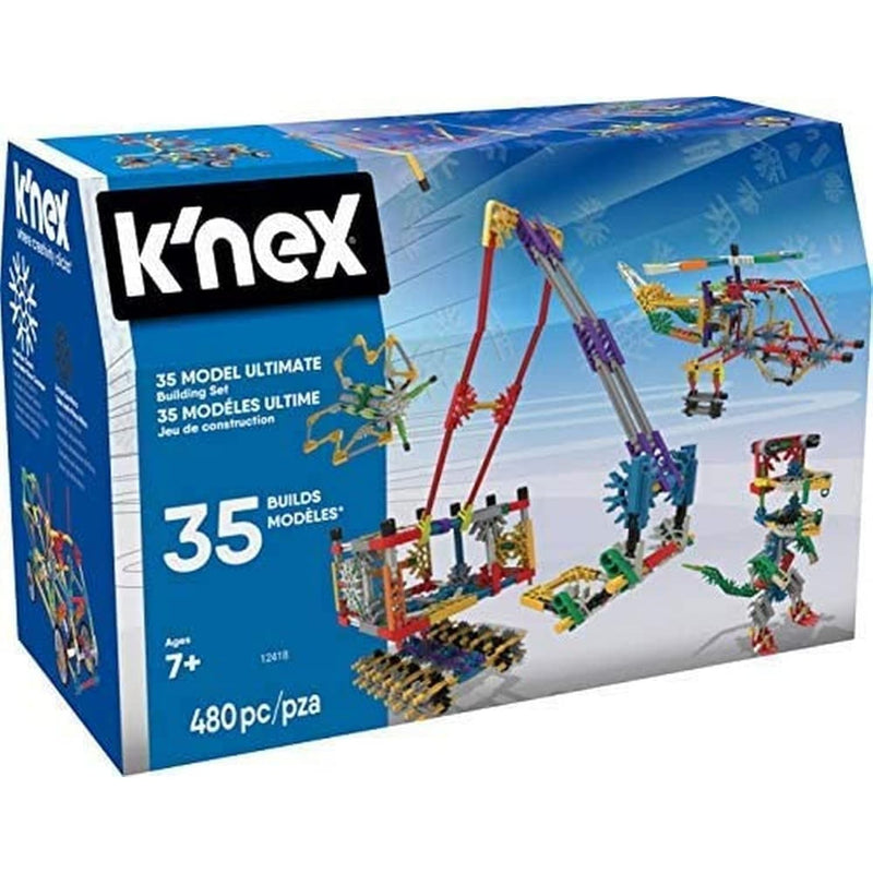 K’NEX – 35 Model Building Set – 480 Pieces – For Ages 7+ Construction Educa