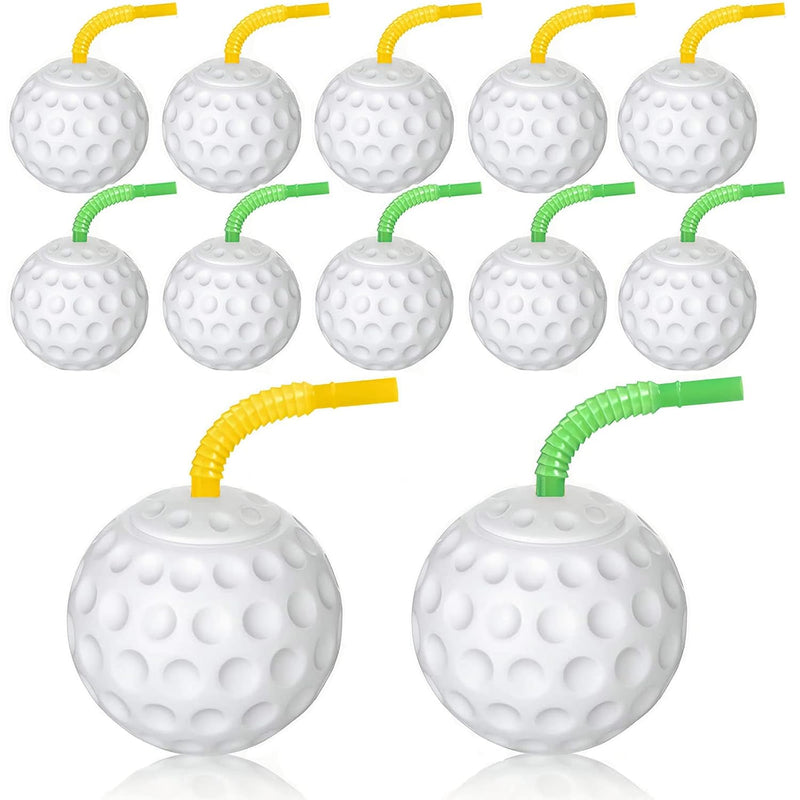 12 Pcs Golf Ball Cups 14 Oz Golf Party Decorations Plastic Golf Party Favors G