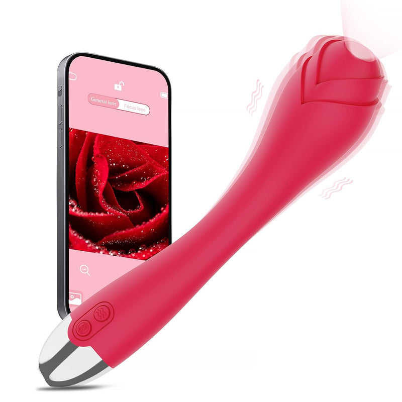 G Spot Dildo Vibrator For Vagina Anal Stimulation With 6 Vibrations, Wireless Visual Vibrator With Hd Camera For Women Pleasure, Rechargeable Clitoral Nipple Massager Adult Sex Toys For Couples