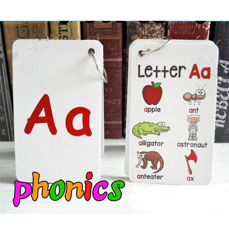 26Pcs/Set Abc English Alphabet 26 Letters Child Flash Cards Baby Learning T