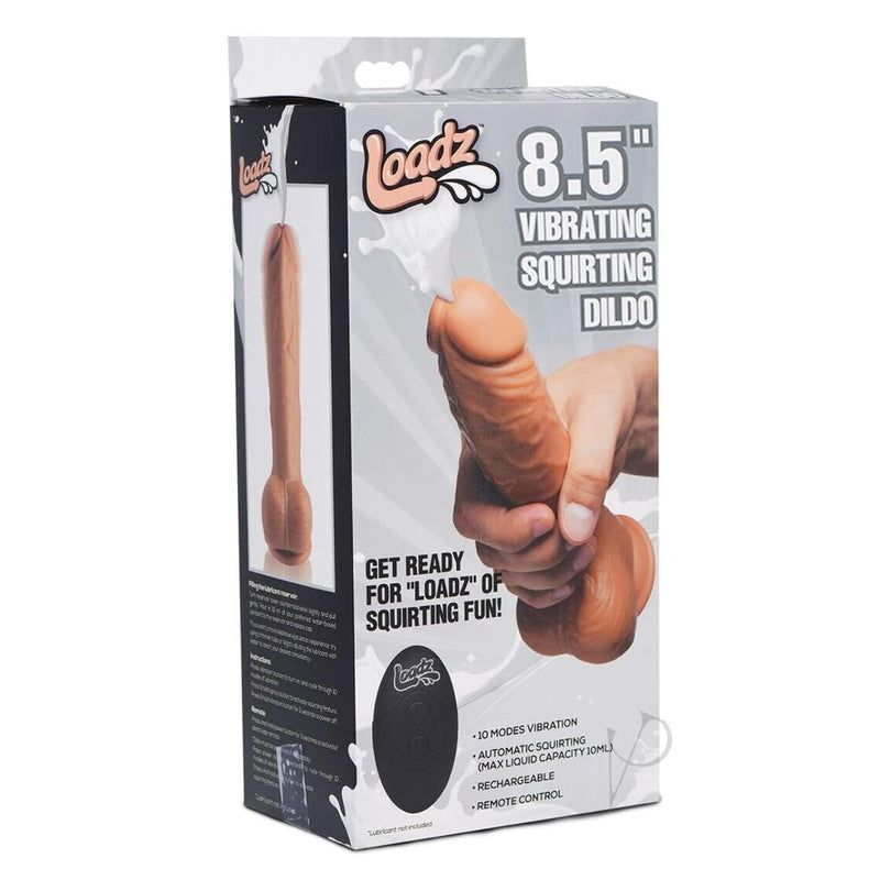 8.5 Inch Vibrating Squirting Dildo With Remote Control - Medium