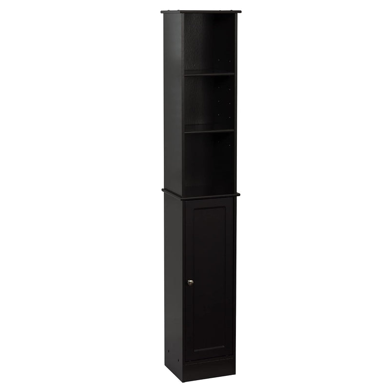 Linen Tower, 5-Tier, Bathroom Storage, Espresso Spacesaver