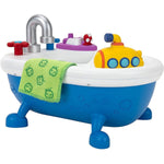 Musical Bathtime Playset - Plays Clips Of The ‘Bath Song’ - Features 2 Color Change Figures (Jj & Tomtom), 2 Toy Bath Squirters, Cleaning Cloth – Toys For Kids, Toddlers, And Preschoolers