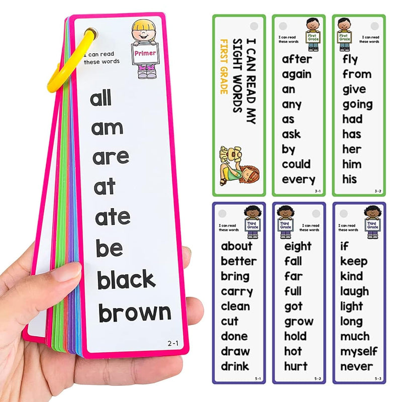 220 Sight Words Flashcards, High Frequency 220 Words, Beginning Reading, Ki