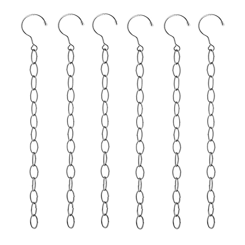 Lertree 50Cm Space Saving Hanger Chains Stainless Steel Closet Hanger Organizer