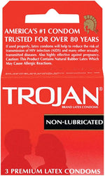 Non-Lubricated Premium Latex Condoms 3 ct