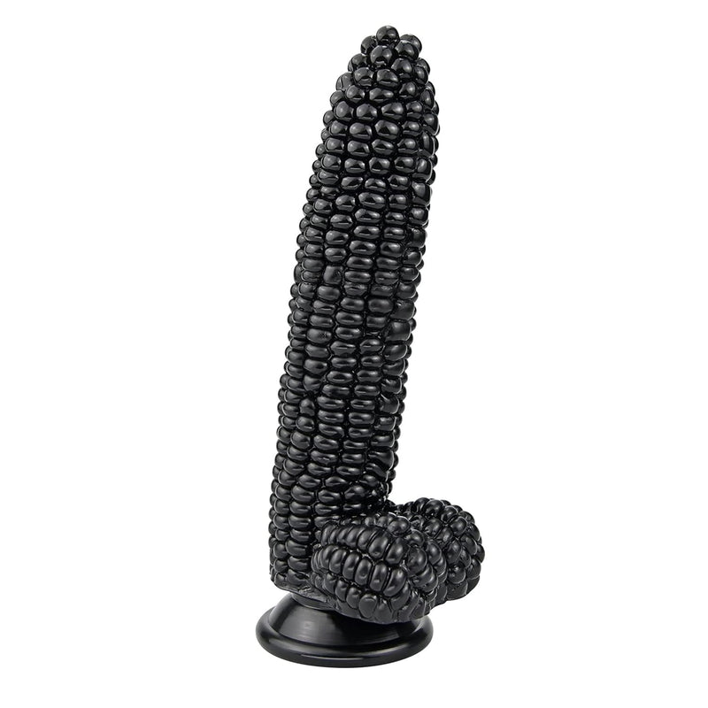 G-Spot Massage Dildo, 8.26 Inch Novelties Vegetable Penis, Big Realistic Cock With Suction Cup And Big Bumps, Fetish Adult Sex Toy For G-Spot P-Spot Stimulation (Black)