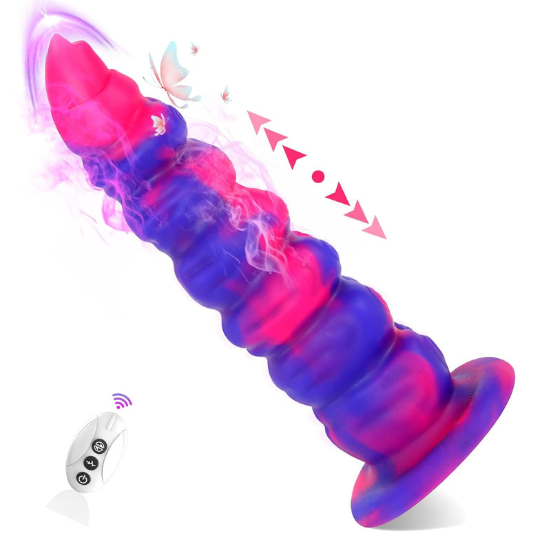 Fantasy Monster Dildo Vibrator Adult Sex Toys For Women - 9.13" Thrusting Dildo Anal Beads Vibrator With 15 Modes, Vibrating Dildo Huge Thick G Spot Dildo Vibrator Anal Plug Sex Toys For Couples Men