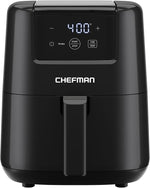 2 Qt Mini Air Fryer – Digital Space-Saving Compact Air Fryer with Nonstick and Dishwasher Safe Basket, Quick & Easy Meals in Minutes, Features Digital Timer and Shake Reminder – Black