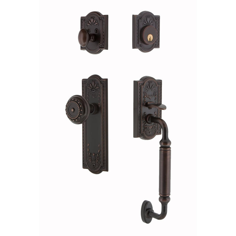 , Backset-2.375", 708240 Meadows C Grip Entry Set, Bronze, Timeless Bronze/708