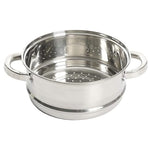 Sangerfield Stainless Steel Cookware, 3.0-Quart Dutch Oven w/Steamer Basket