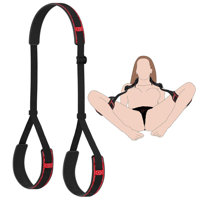 Sex Toys Sex Bondage Legs Restraints, Thigh Sling Adjustable Sex Straps, Bed Restraints For Couples Sex Bdsm Toys, Bondage Rope Kit Restraints Tape Cuffs Collar