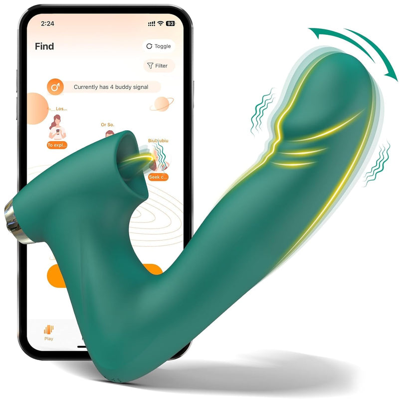 Sex Toys For Women G Spot Vibrator - App Control Wearable Vibrator Adult Sex Toys, Clitoral Sex Stimulator With 9 Tongue Licking & Wiggling Modes, Couples Vibrator Sexual Pleasure Tools For Women