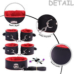 BDSM Toy for Adult Couples,34pcs Sex Toys Kit for Bondaged Restraints with Handcuffs Sex and Anal Plug Toys,Body-Safe Sexual Pleasure Tools for Women and Men