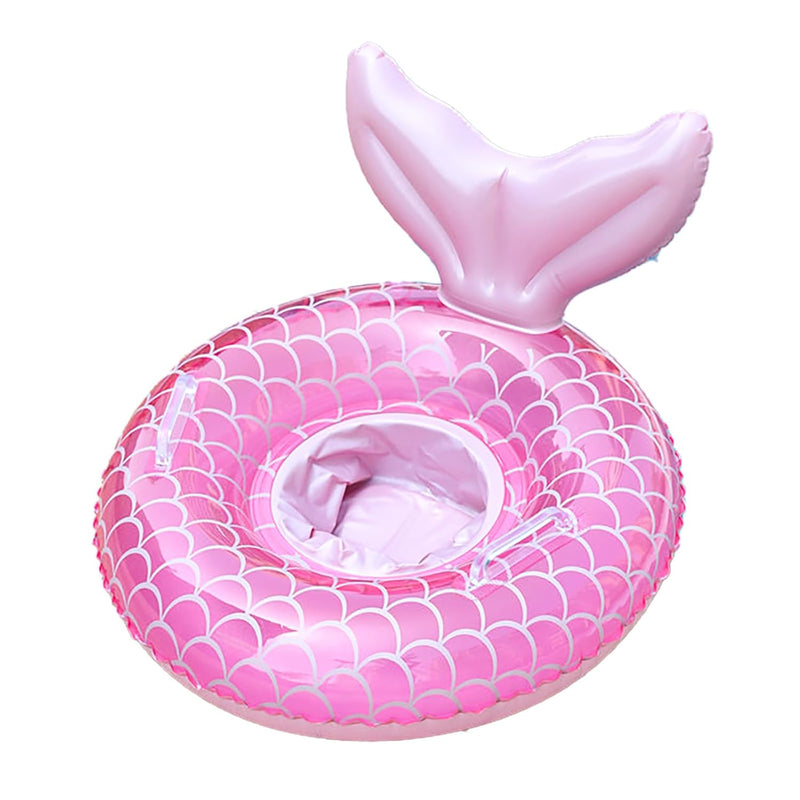 Mermaid Pool Float, Kids Pool Tube Ring Toys Summer Beach Inflatable Swim F