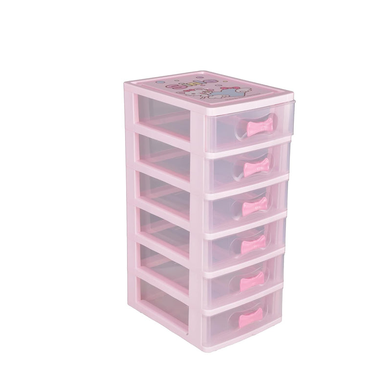 Girls Lovely Receiving Storage Box With Multi-Layers Desk Receiving Drawers With