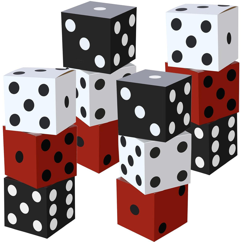12 Pcs Large Casino Dice Boxes 11 In Casino Theme Party Decoration Vegas Ju