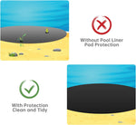 12 Foot Round Pool Liner Pad for above Ground Swimming Pools, Made of Durable Material - Prevents Punctures and Extends Life to The Liner