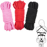 3Pcs Soft Cotton Sex Ropes Bondage Rope Restraint Kit for Adult Sex Games for Women & Men Couple BDSM Strap Use for Bed Restraints Game (3 Pcs)